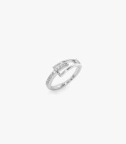 White Gold Yeter Couple Band For Men