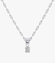 Aakruti Platinum Diamond Pendant