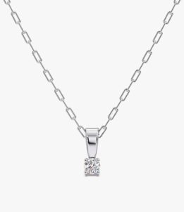 Aakruti Platinum Diamond Pendant