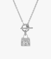 Zircon Embeded Mini Bag Pendant
