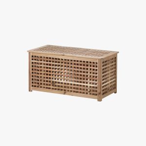 Ikea Hol Acacia Side Table Wooden