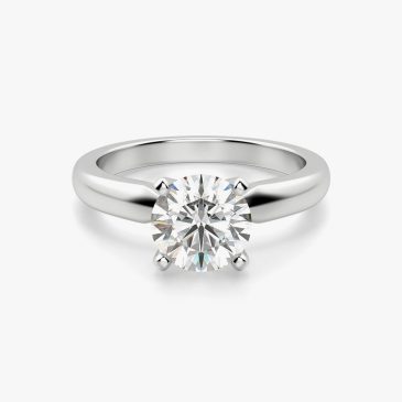 White Gold Yeter Couple Band For Men