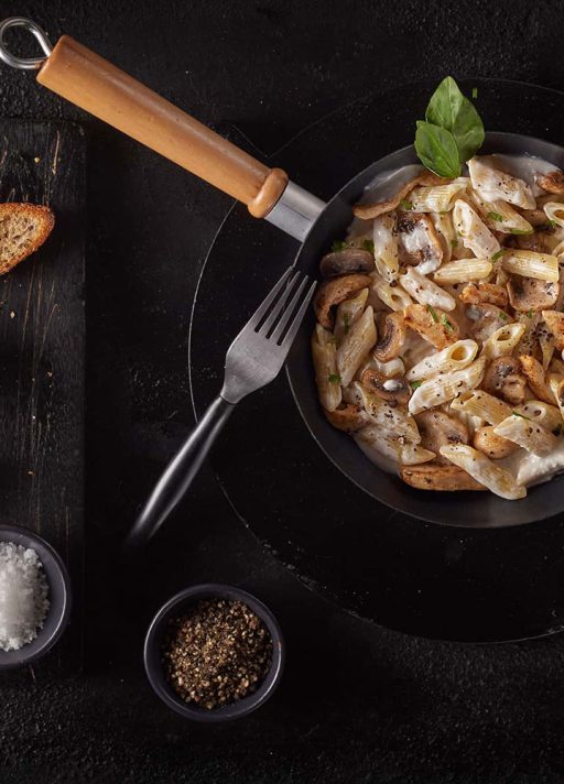 Penne Alfredo With Chicken