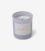 Linnea Relax Scented Candle In Tea Room Candle - Purple