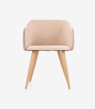 Umi Amber Unique Velvet Armchair With Armrest